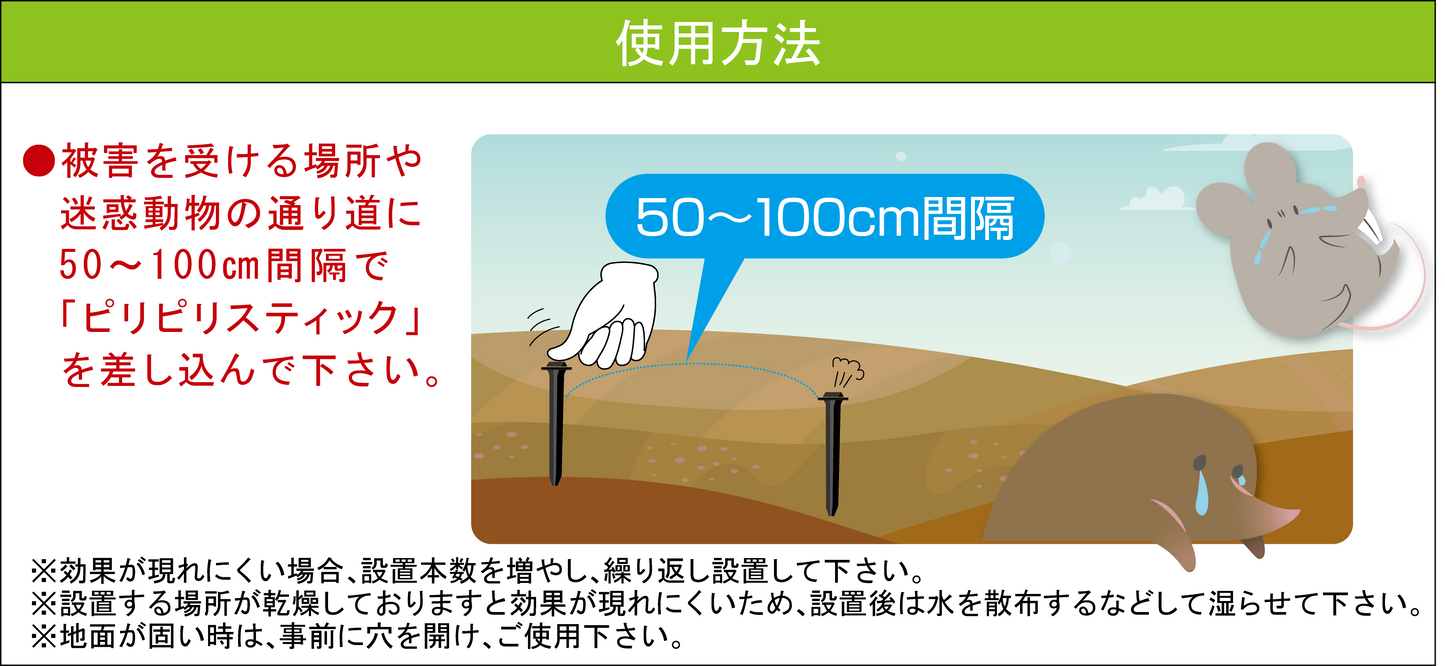 さすだけ簡単 ピリピリスティック